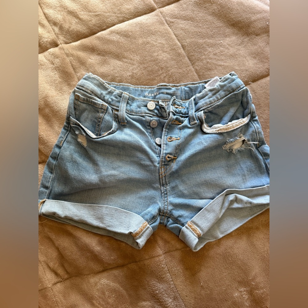 Old Navy Girls Light Blue Jean Shorts